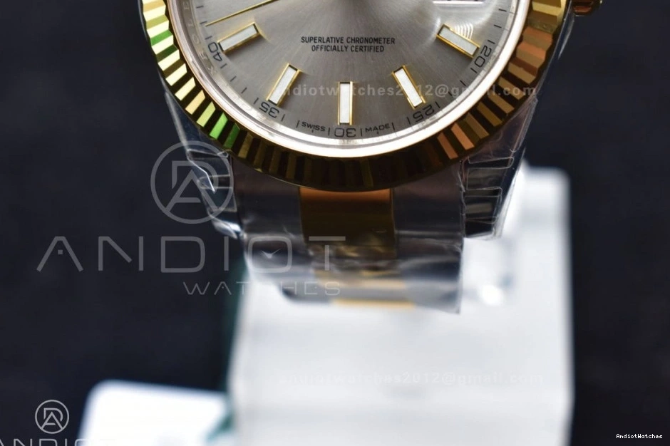 Dial VSF DateJust 41 on YG SS Best Silver 1:1 596 Edition 904L GoAnywhere VS Bracelet Oyster 126333 0201